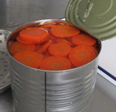 Fette di carota in scatola della migliore qualità