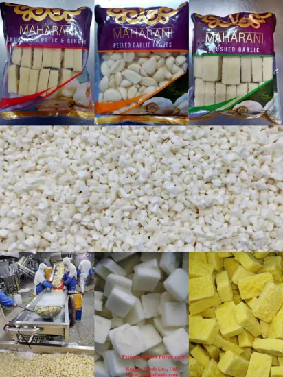 Spicchi d'aglio sbucciati congelati IQF dal fornitore cinese